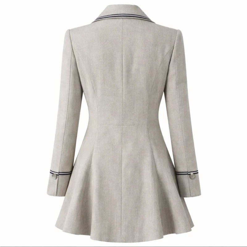 Young Sherlock Cordelia Natascha McElhone Grey Coat
