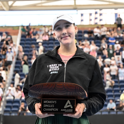 Adelaide International Mirra Andreeva Black Jacket