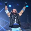 Allen Neal Jones Royal Rumble 2026 Black Leather Vest