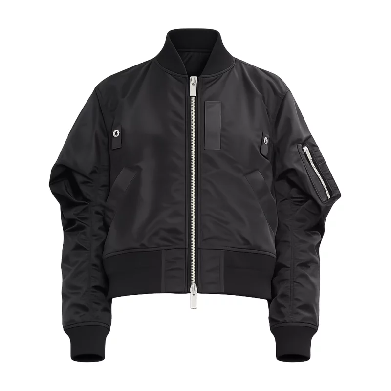 Athena Grant 9-1-1 S09 Angela Bassett Black Bomber Jacket