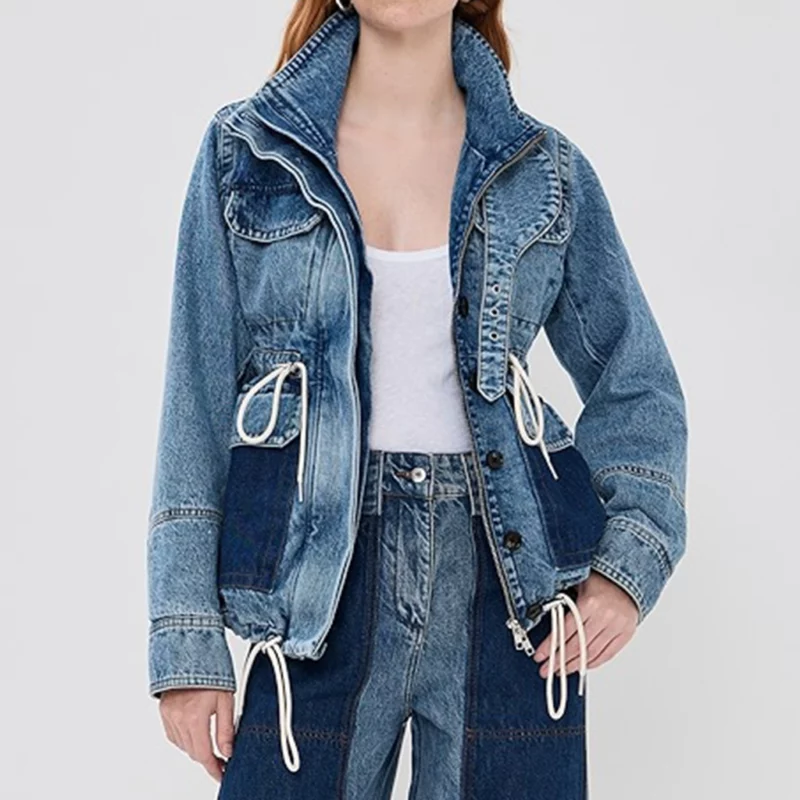 Athena Grant 9-1-1 S09 Angela Bassett Blue Denim Jacket