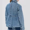 Athena Grant 9-1-1 S09 Angela Blue Denim Jacket