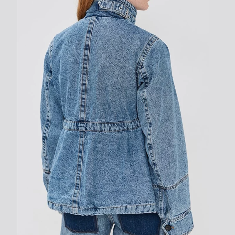 Athena Grant 9-1-1 S09 Angela Blue Denim Jacket