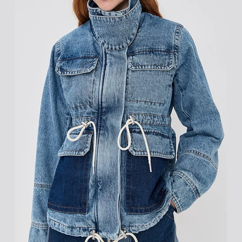 Athena Grant 9-1-1 S09 Bassett Blue Denim Jacket