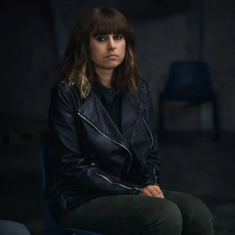 Betrayal S01 Zahra Mehreen Askari-Evans Black Jacket