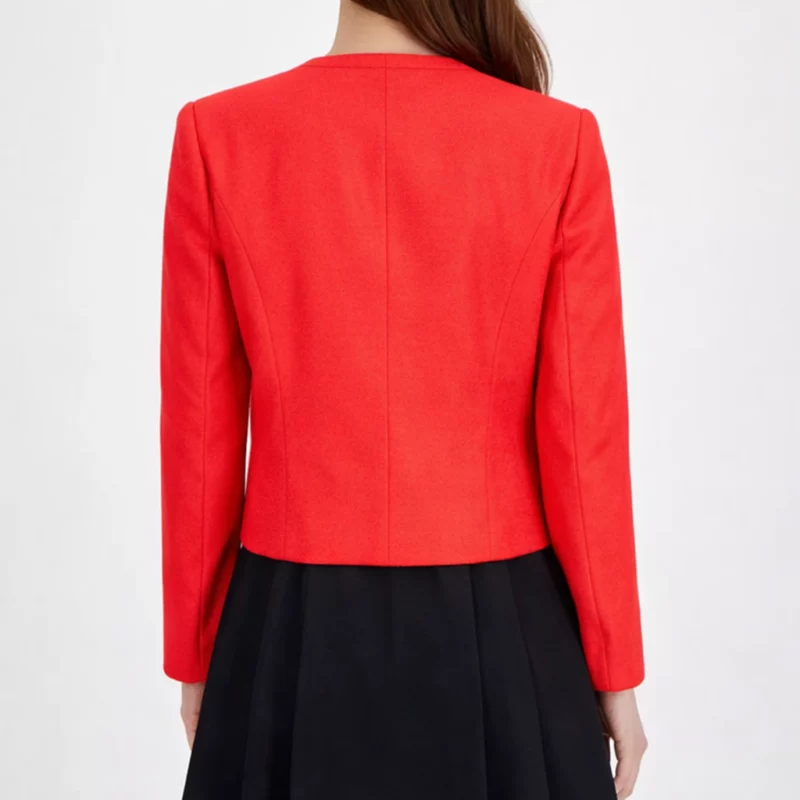 Beyond the Gates S02 Caroline Ellie Wang Red Jacket