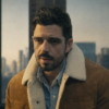 Brilliant Minds S02 Joe Parker Benson Bowman Brown Suede Leather Jacket