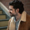 Brilliant Minds S02 Micah Joe Parker Brown Jacket