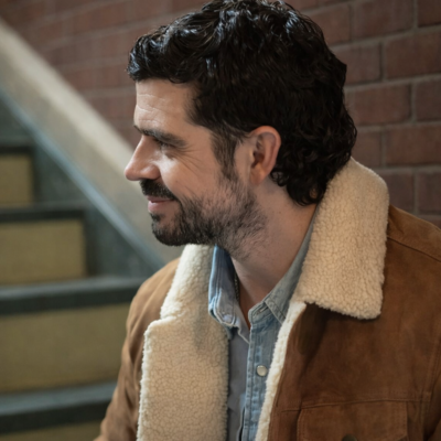 Brilliant Minds S02 Micah Joe Parker Brown Jacket
