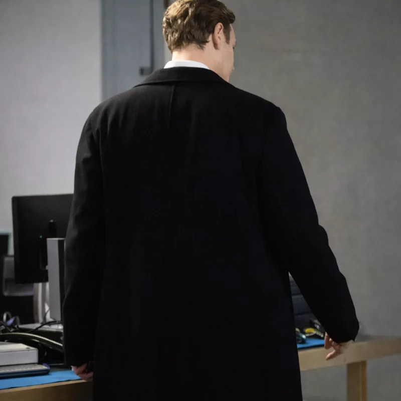 CIA S01 Bill Nick Gehlfuss Black Coat