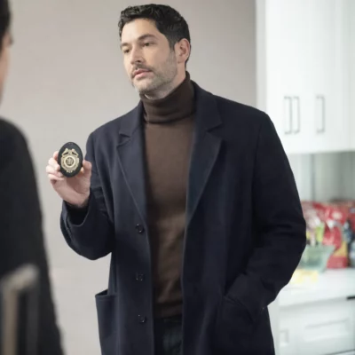 CIA S01 Tom Ellis Black Coat
