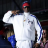 Coach Snoop Dogg Milano Winter Olympics 2026 White Jacket