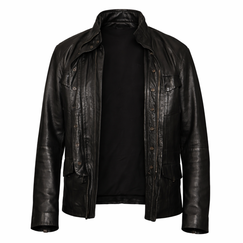 Dark Winds S04 Premiere Titus Welliver Dominic McNair Leather Jacket