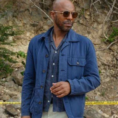 Death in Paradise S15 DI Mervin Wilson Blue Jacket