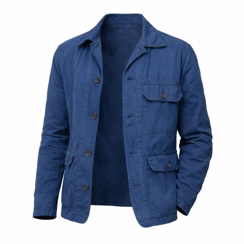 Death in Paradise S15 DI Mervin Wilson Don Gilet Blue Jacket
