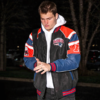 Drake Maye Patriots Leather Jacket