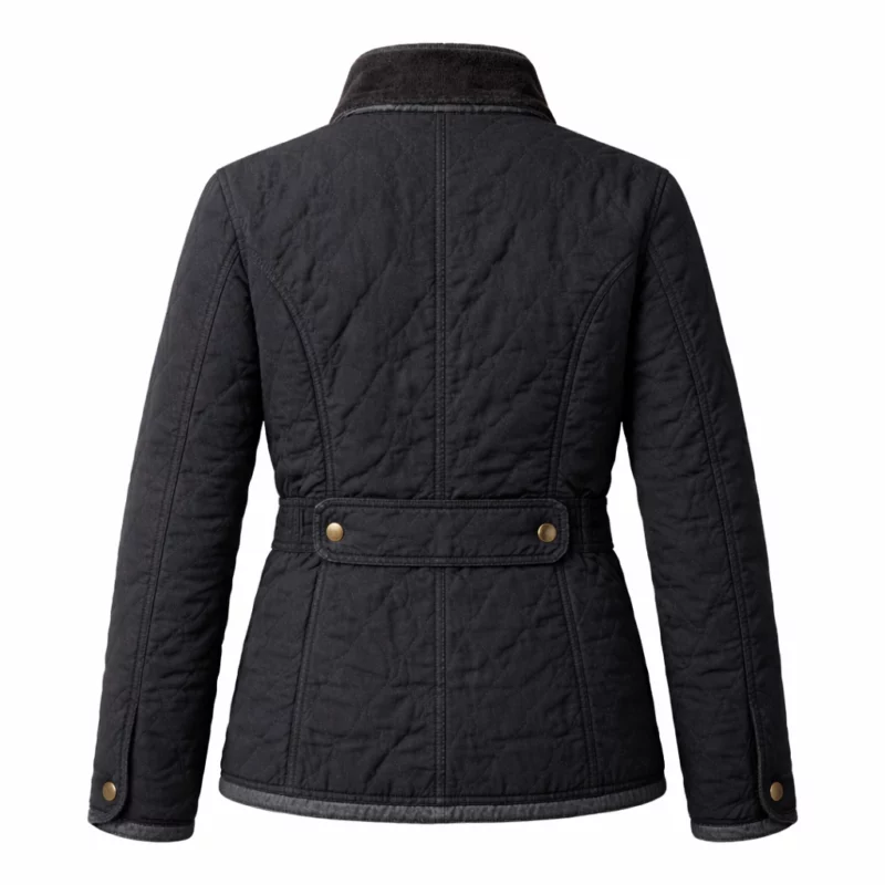 Drops of God S02 Fleur Quilted Camille LÃ©ger Black Jacket