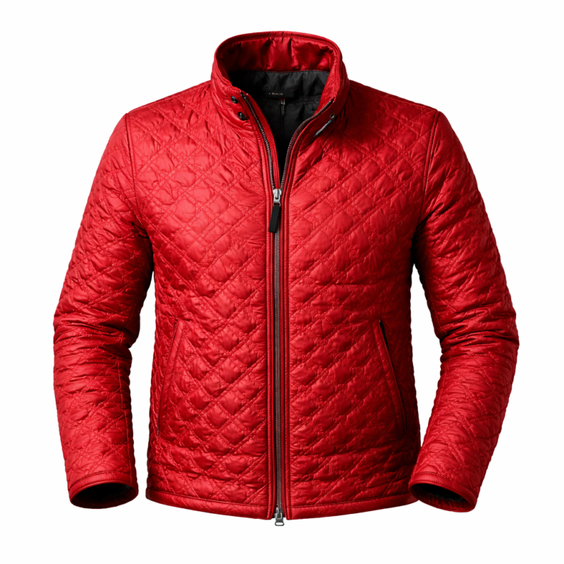 Edward Bolian Speed Faster 2026 Red Quilted Jacket