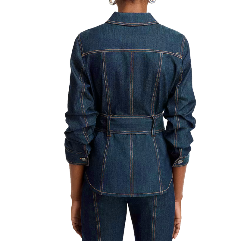 General Hospital S63 Cynthia Nina Reeves Blue Denim Jacket