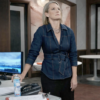 General Hospital S63 Cynthia Watros Blue Denim Jacket