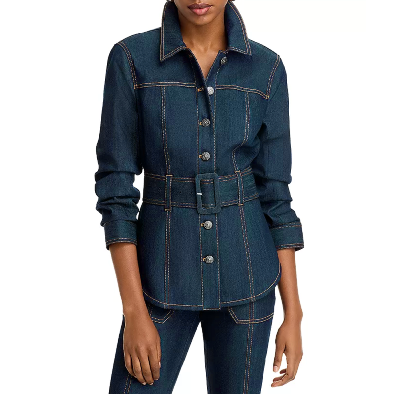 General Hospital S63 Cynthia Watros Nina Reeves Blue Denim Jacket