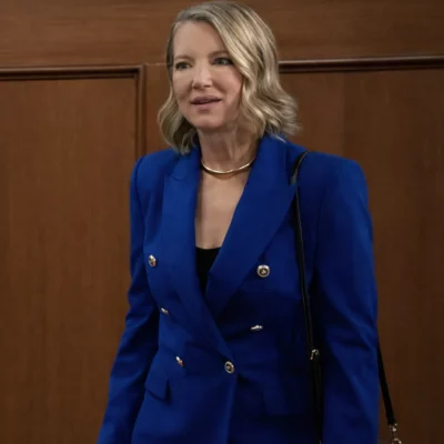 General Hospital S63 Nina Reeves Blue Blazer