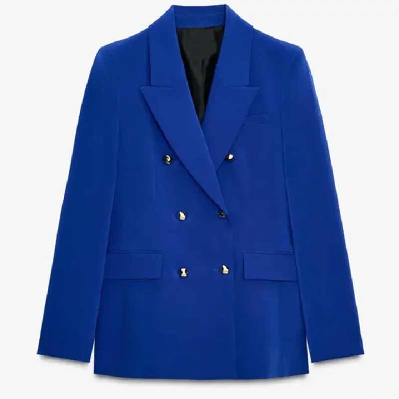 General Hospital S63 Nina Reeves Cynthia Watros Blue Blazer