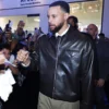 Goat Movie Premiere Stephen Curry Black Jacket