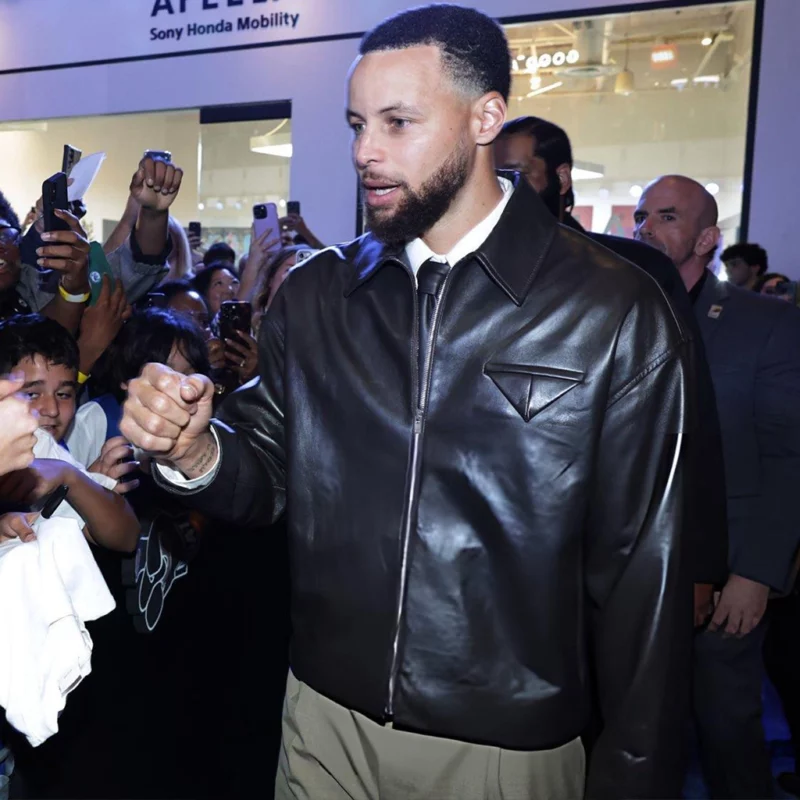 Goat Movie Premiere Stephen Curry Black Jacket