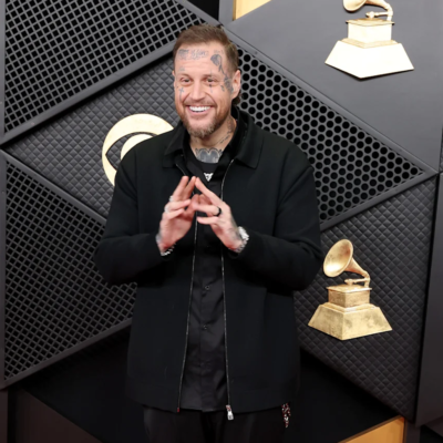 Grammy TV Show Award 2026 Jelly Roll Black Jacket