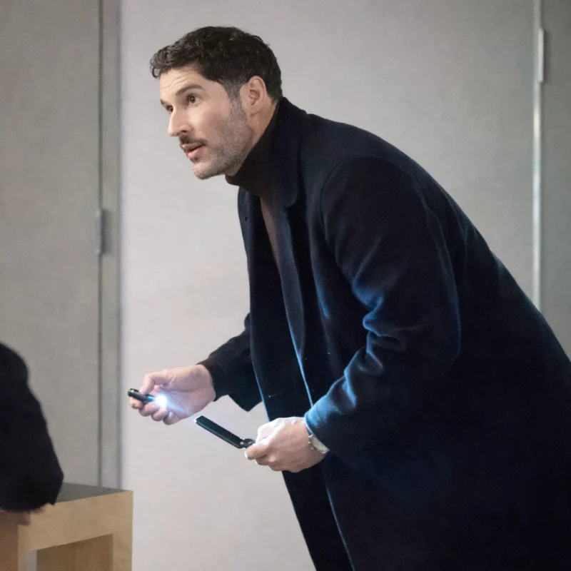Hart Hoxton S01 Tom Ellis Black Coat