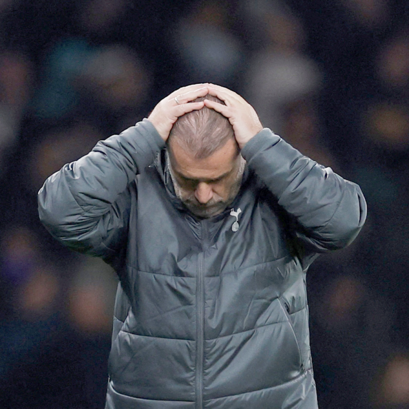 Head Ange Postecoglou Grey Puffer Coat