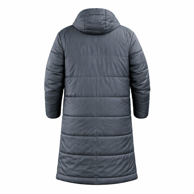 Head Coach Ange Grey Puffer Coat