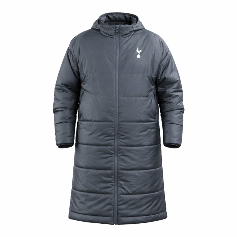 Head Coach Ange Postecoglou Grey Puffer Coat