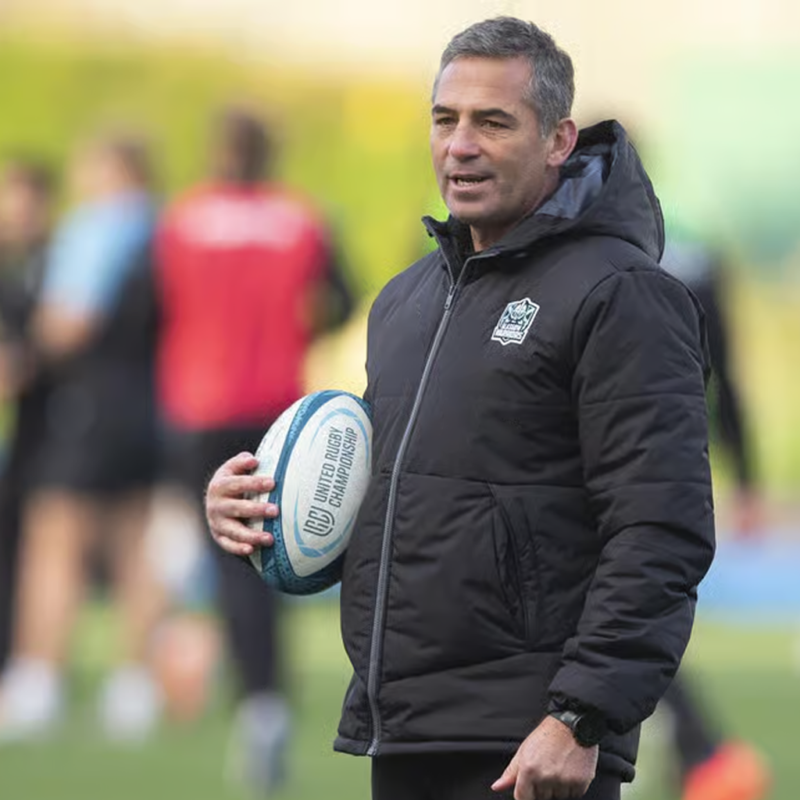 Head Coach Franco Smith Black Puffer Jacket