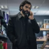 Hijack S02 Dejan Bucin Black Leather Coat