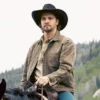 Marshals S01 Kayce Dutton Luke Grimes Brown Jacket