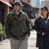 NYC 2026 David Harbour Maya Hawkeâ€™s Wedding Green Coat