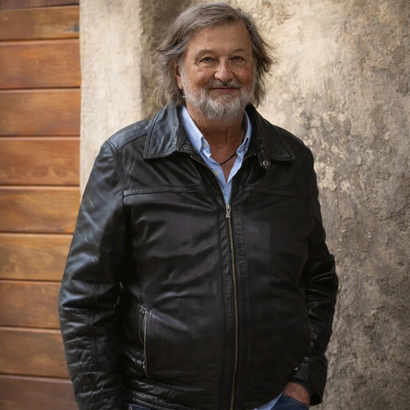 Pinocchio Aleksey Black Leather Jacket
