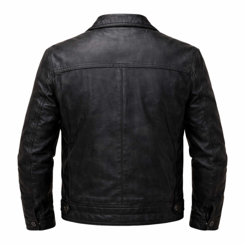 Pinocchio Rybnikov Black Leather Jacket