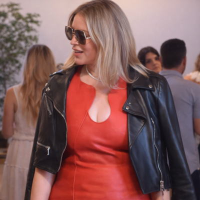 RHOBH S15 Amanda Frances Black Jacket