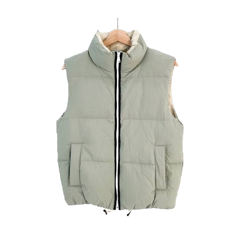 RHOBH S15 Dorit Kemsley Grey Puffer Vest