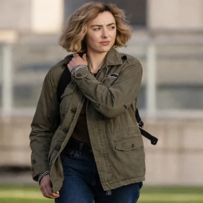 School Spirits S03 Peyton List Green Jacket