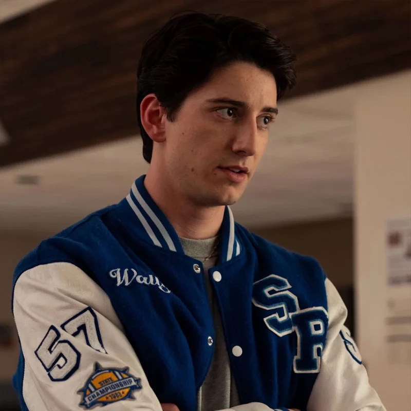 School Spirits S03 Wally Clark Milo Manheim Varsity Jacket
