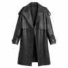 Super Bowl Becky G Black Leather Coat