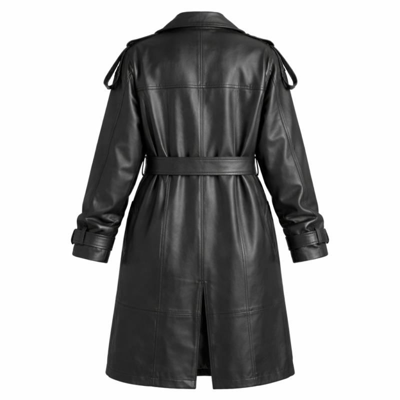Super Bowl LX Becky Black Leather Coat
