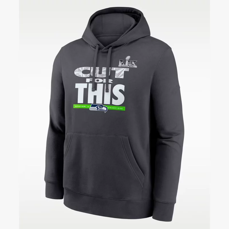 Super Bowl LX Champions Parade Seattle Seahawks Grey Hoodie