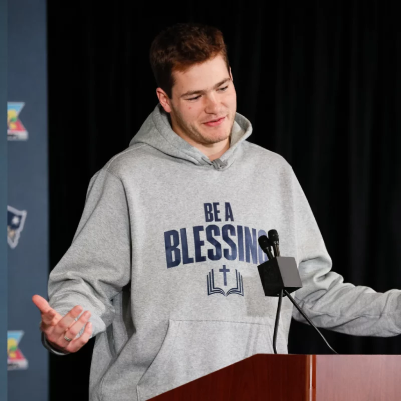 Super Bowl LX Maye Grey Hoodie