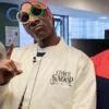 Team USA 2026 Snoop Dogg White Bomber Satin Jacket