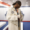 Team USA Snoop Dogg Beige Toggle Hooded Coat